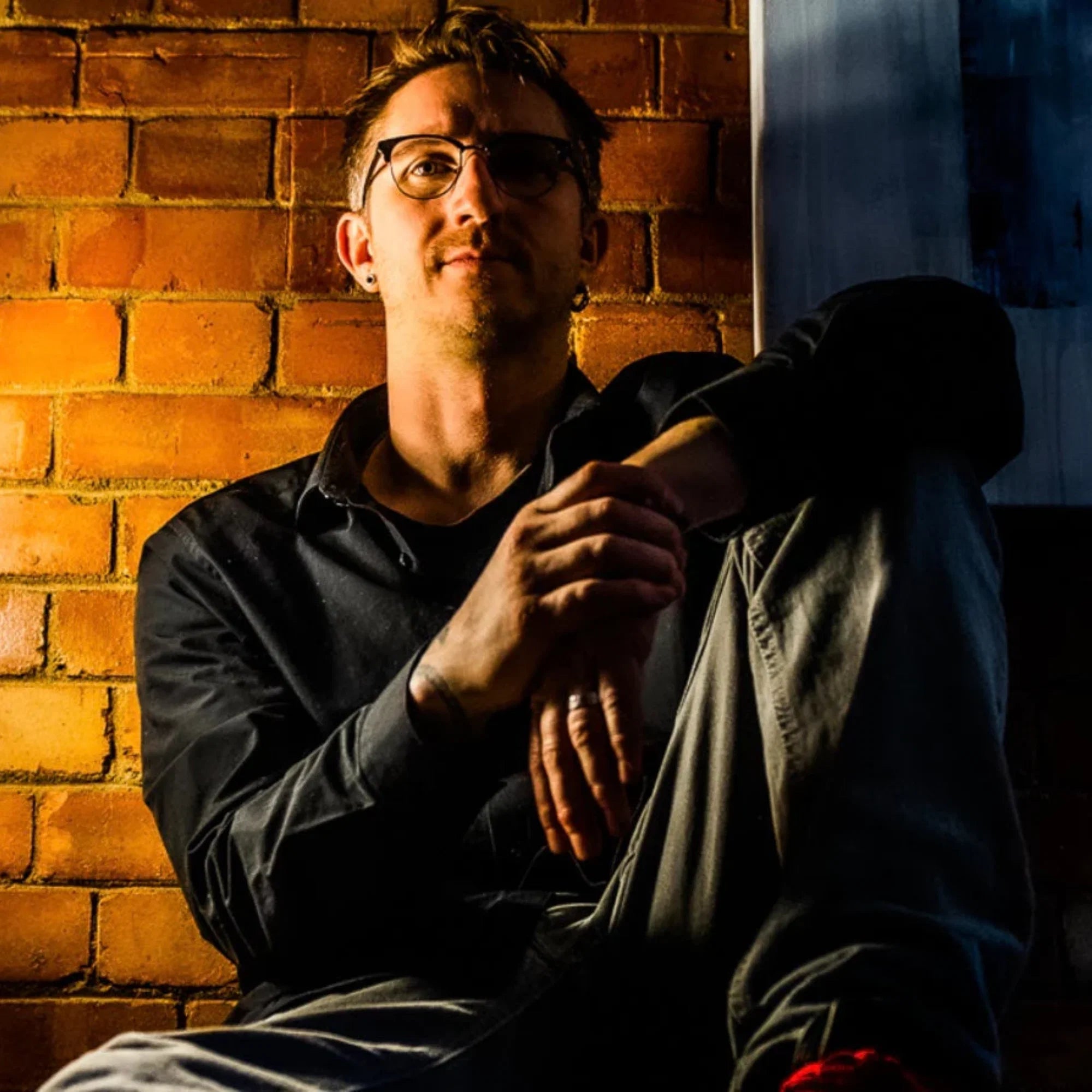 Tommy Fiendish - contemporary artist portrait, bold art at Molasses House
