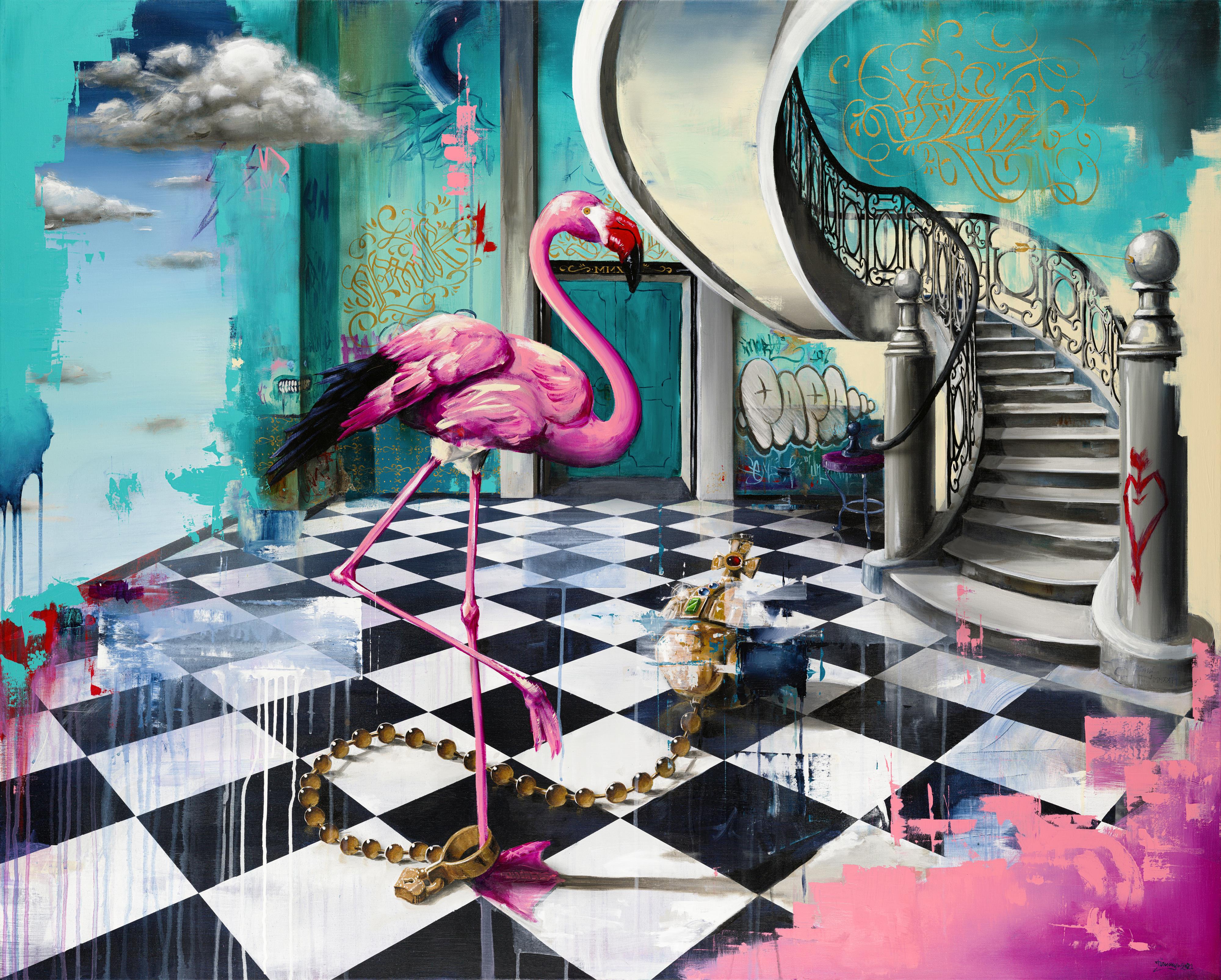 Flamingo & Orb