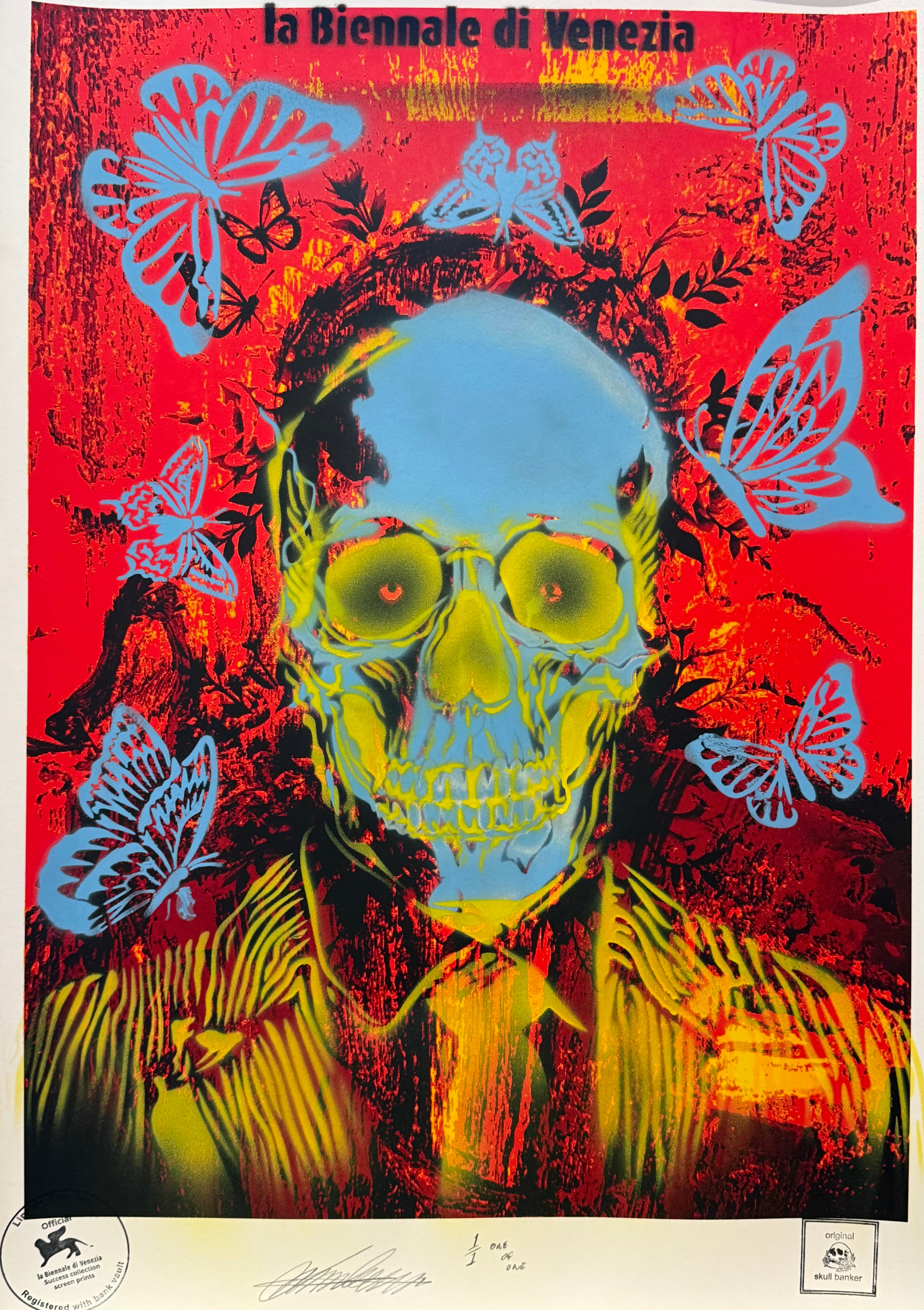 Baby Blue Skull Banker - Venice Biennale 2026 - 1 of 1 Large Format