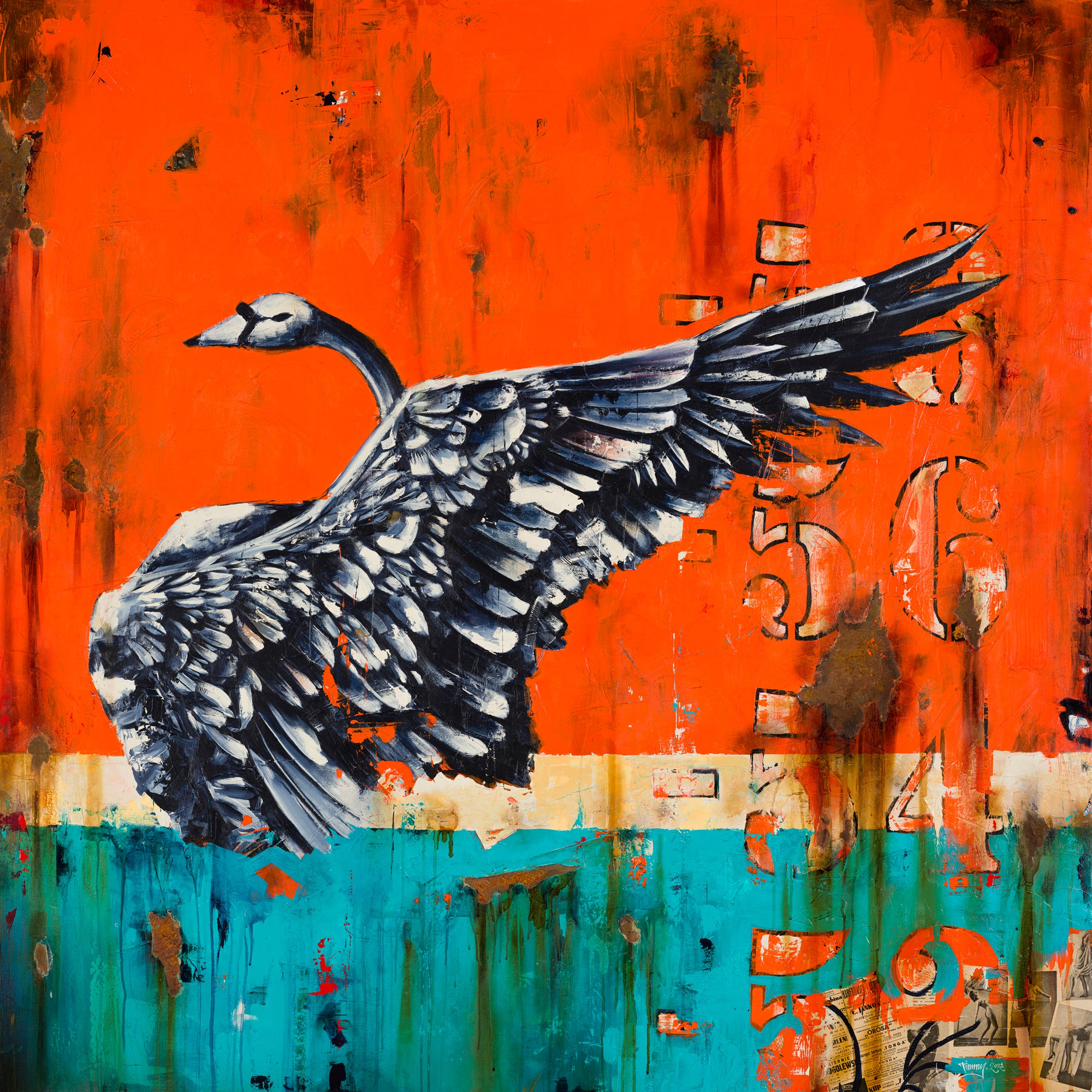 Black Swan Raw - Orange Rust