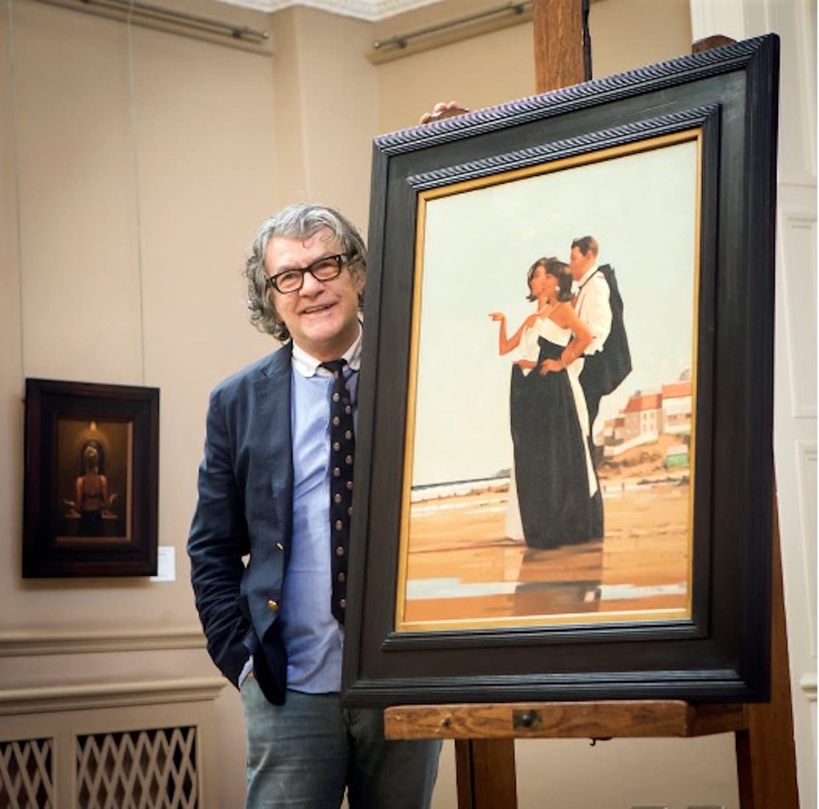 Jack Vettriano - artist portrait, Scottish painter known for The Missing Man at Molasses House