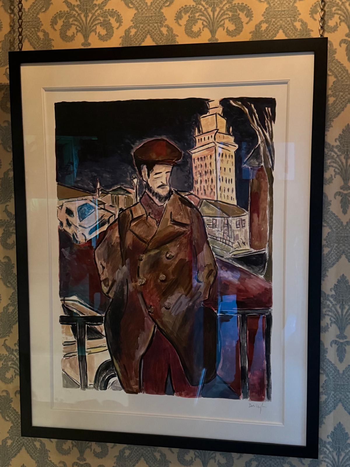 Man on a Bridge (Brown)