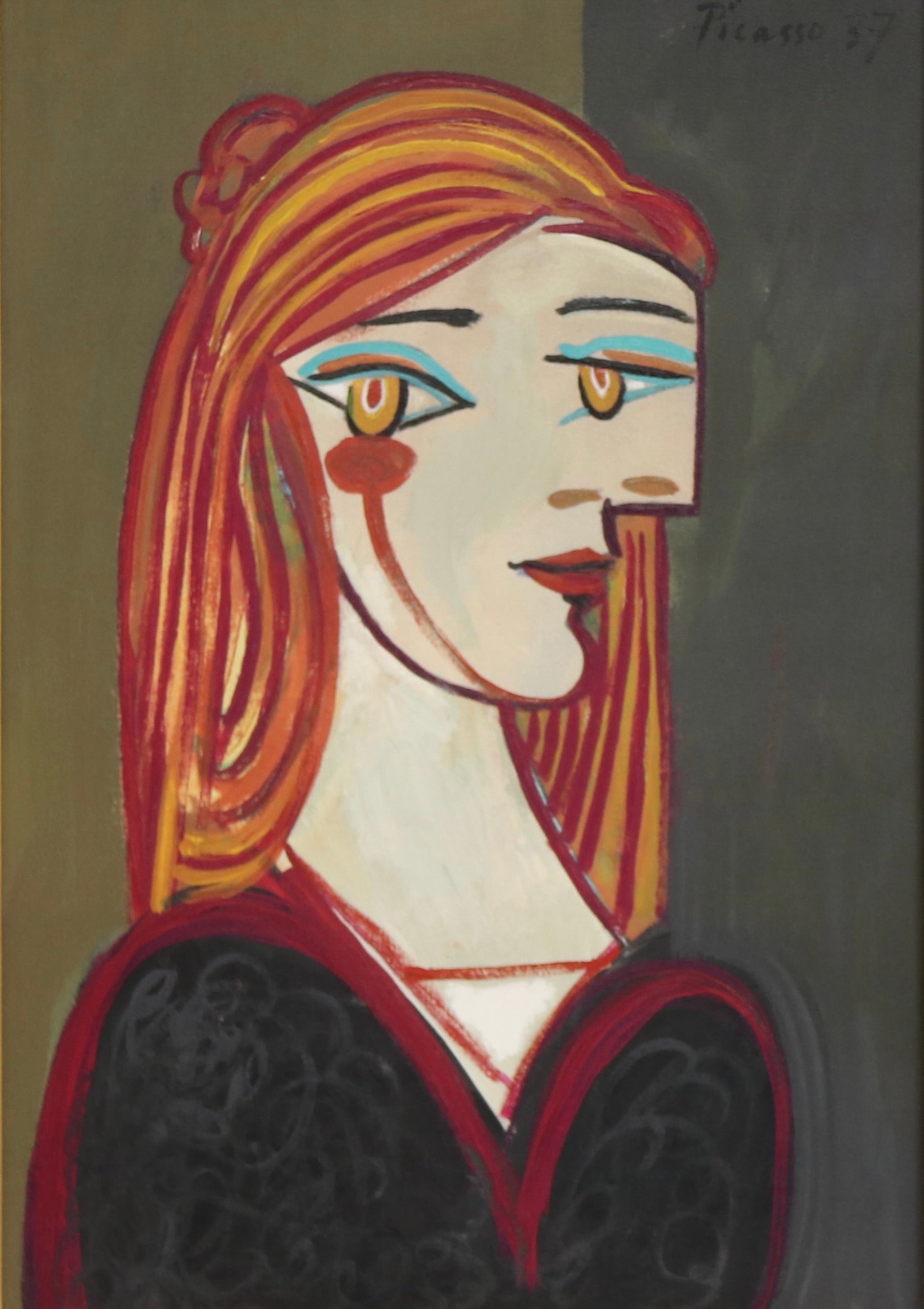 Girl with Red Hair, Picasso 1937