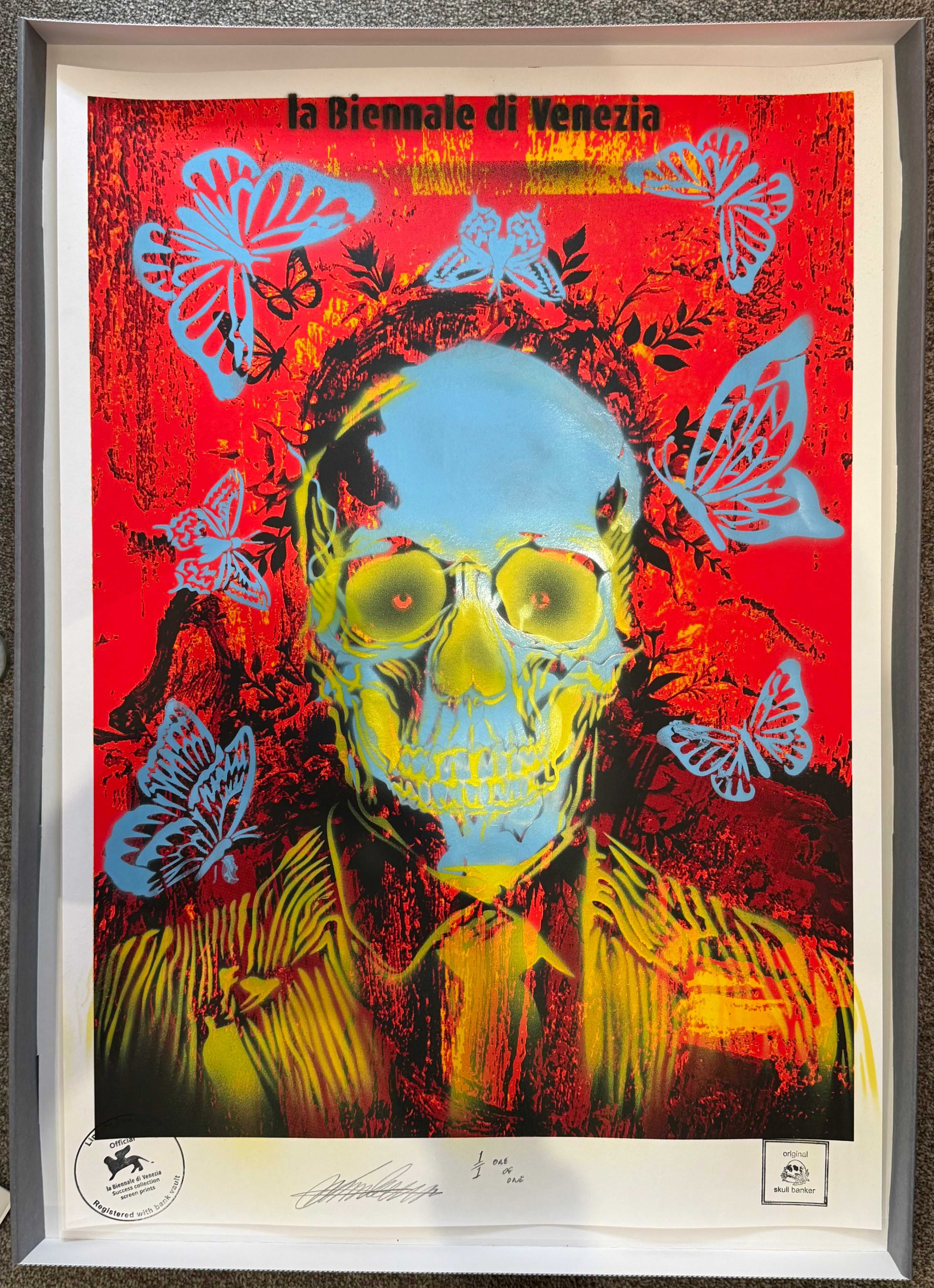 Baby Blue Skull Banker - Venice Biennale 2026 - 1 of 1 Large Format