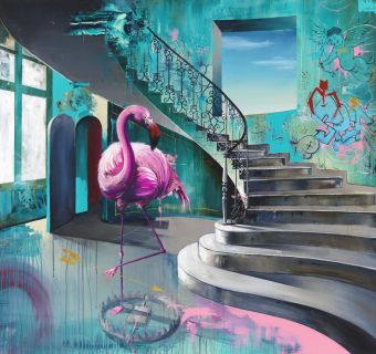 Tommy FiendishThe Remedy Stairs  SOLD