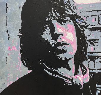 David Lloyd GloverJagger in London SOLD