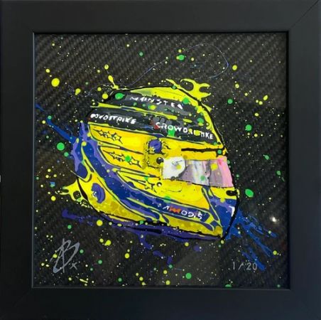 Click Here To Enlarge This Photo Of Lewis Hamilton Mini Helmet 7/20