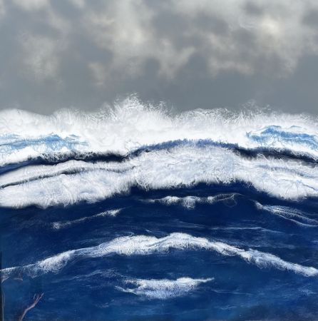 Click Here To Enlarge This Photo Of Dance With the Waves SOLD