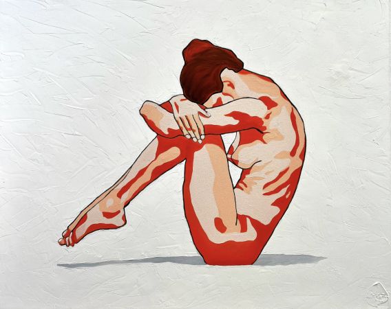 Click Here To Enlarge This Photo Of Nude Contemplation SOLD