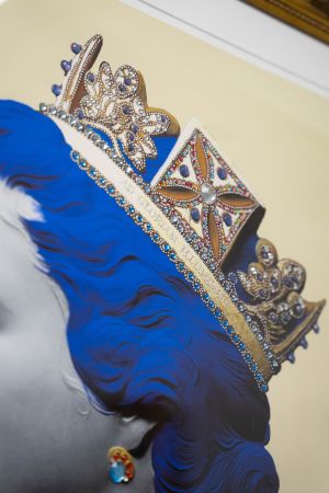 Click Here To Enlarge This Photo Of Blue Punk Queen