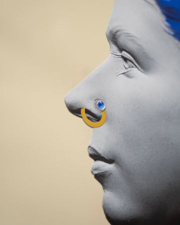 Click Here To Enlarge This Photo Of Blue Punk Queen