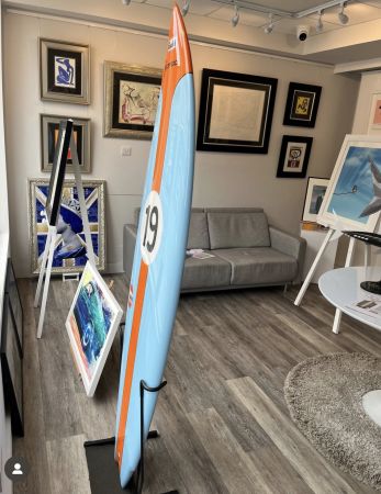 Click Here To Enlarge This Photo Of Gulf Oil livered Surfboard SOLD