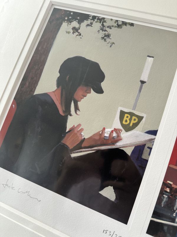 Click Here To Enlarge This Photo Of Tension Timing Triumph. Unique. Personally signed by Sir Jackie Stewart 23rd July 2023 SOLD