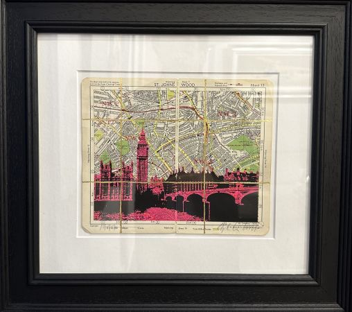 Click Here To Enlarge This Photo Of Big Ben in Pink SOLD