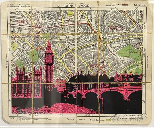 Click Here To Enlarge This Photo Of Big Ben in Pink SOLD
