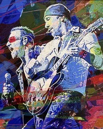 Click Here To Enlarge This Photo Of Bono & Edge SOLD