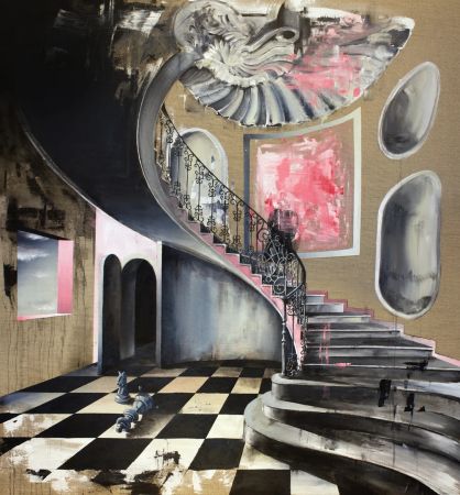 Click Here To Enlarge This Photo Of Pink Stairs