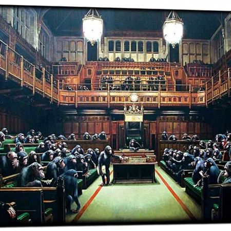 Click Here To Enlarge This Photo Of Monkey Parliament (inc. Devolved Parliament!)