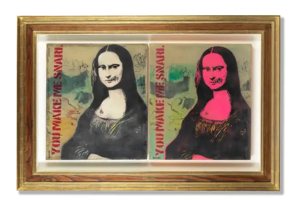 Click Here To Enlarge This Photo Of You Make Me Snarl (Diptych) 2015 - SOLD