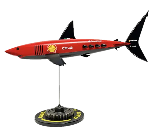 Click Here To Enlarge This Photo Of Lewis Hamilton First Ferrari Race Sculptures - Pre-Order NOW!