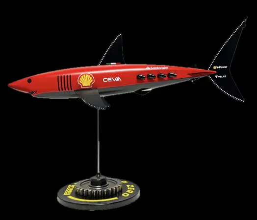 Click Here To Enlarge This Photo Of Lewis Hamilton First Ferrari Race Sculptures - Pre-Order NOW!