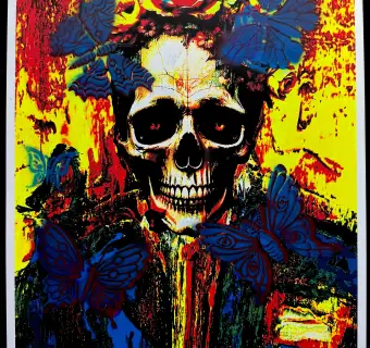 Lincoln TownleyVenice Biennale Skull Banker - Red Rose 1/10