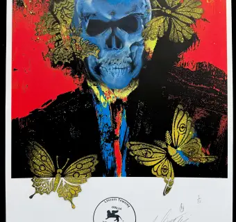 Lincoln TownleyVenice Biennale Skull Banker - Blue Skull 1/10