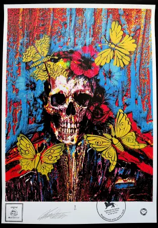 Click Here To Enlarge This Photo Of Venice Biennale Skull Banker - Pink Rose 1/10