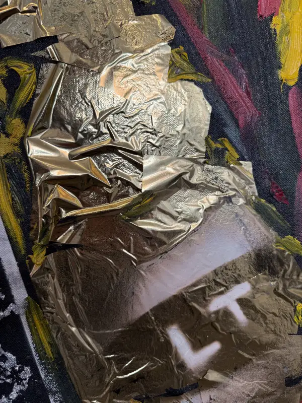 Click Here To Enlarge This Photo Of Girls - No 1 W1 Colllection - Original Oil & Goldleaf