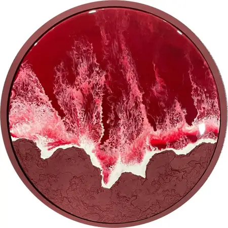 Click Here To Enlarge This Photo Of Burgundy Clifftop