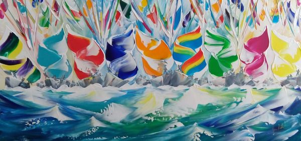 Click Here To Enlarge This Photo Of A Billowing Finish! SOLD
